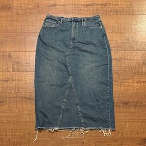 Cotton On Blue Denim Maxi Skirt
